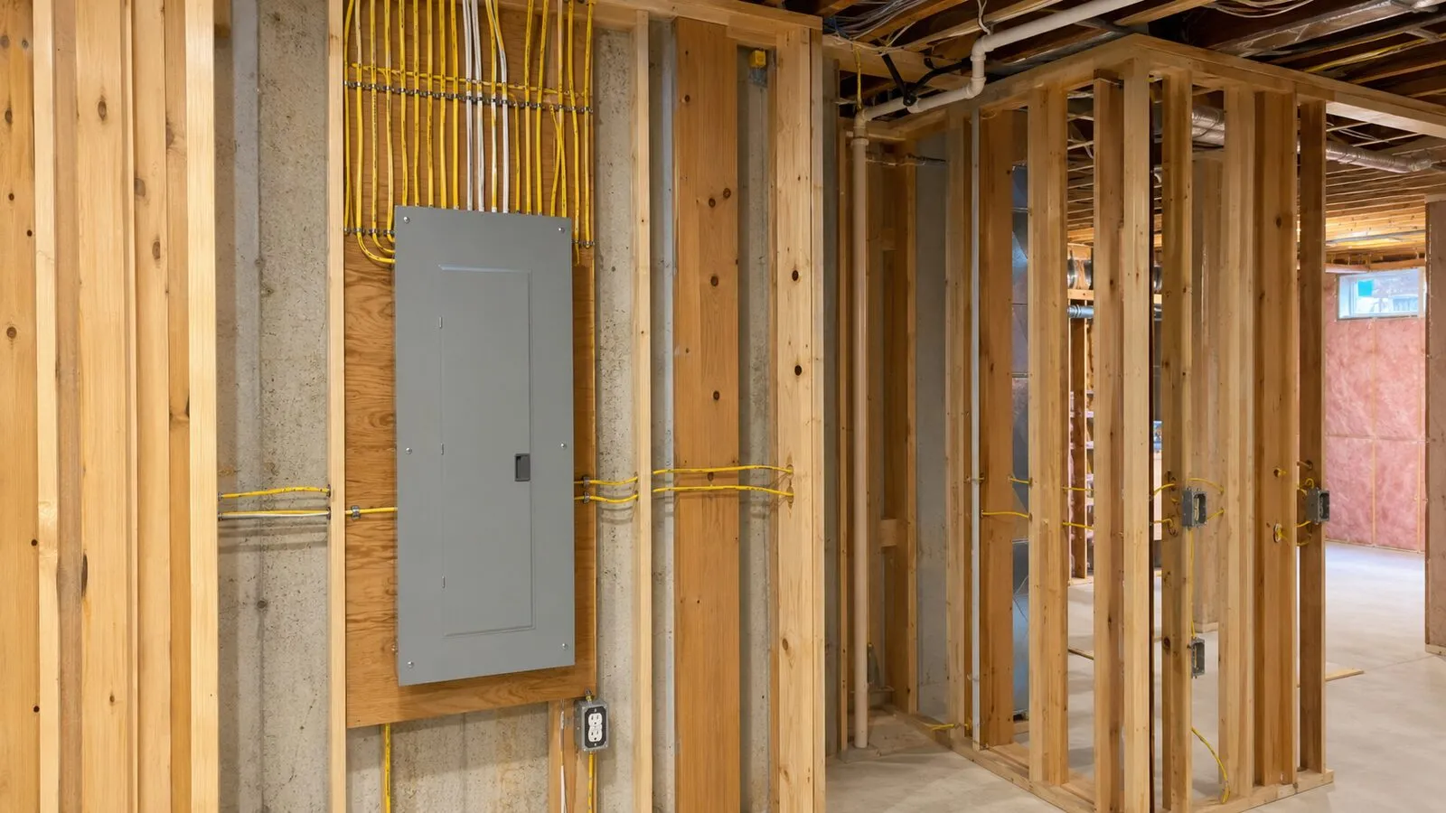 Basement panel rough-in — C. Kennedy Electric