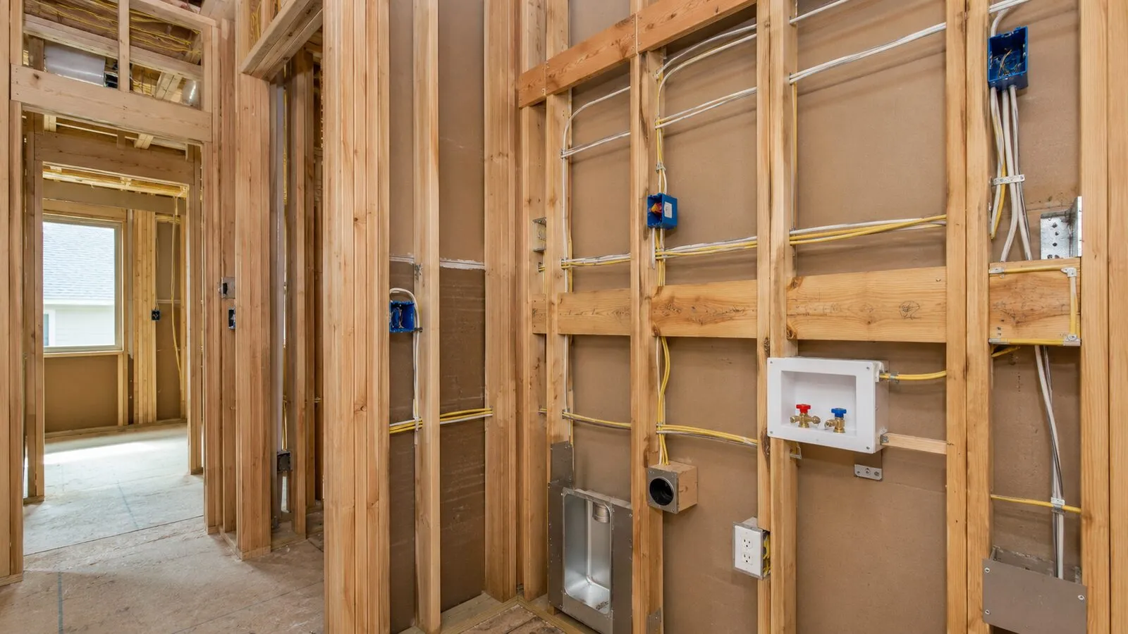 Bathroom wall rough-in — C. Kennedy Electric